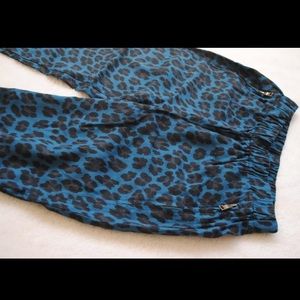 Young Fabulous & Broke Blue Leopard Jogger Pants